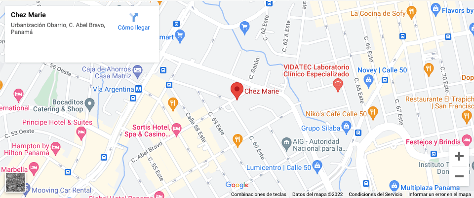 Chez Marie mapa